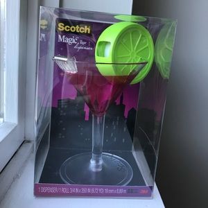 Cocktail Glass Scotch Tape Dispenser